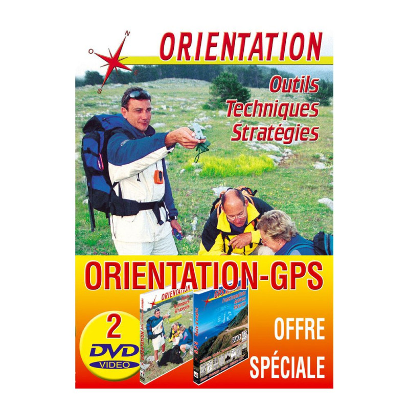 Lot de 2 DVD :Orientation:cartographie et GPS