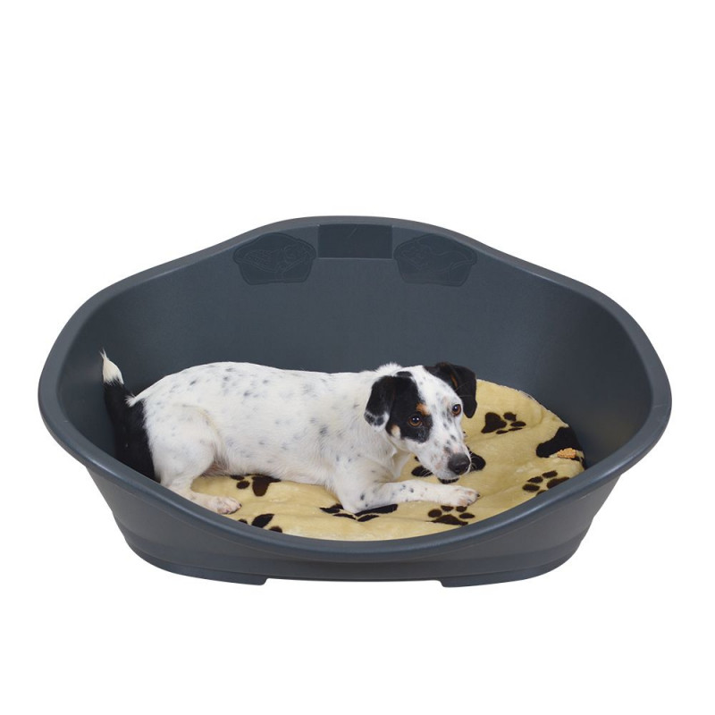 Mok Leesbaarheid Shilling Plastic hondenmand van kunststof maat XL