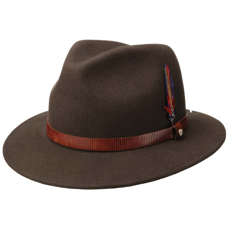 Stetson hoed Fallon Traveller bruin wol