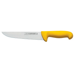 Couteau boucher jaune