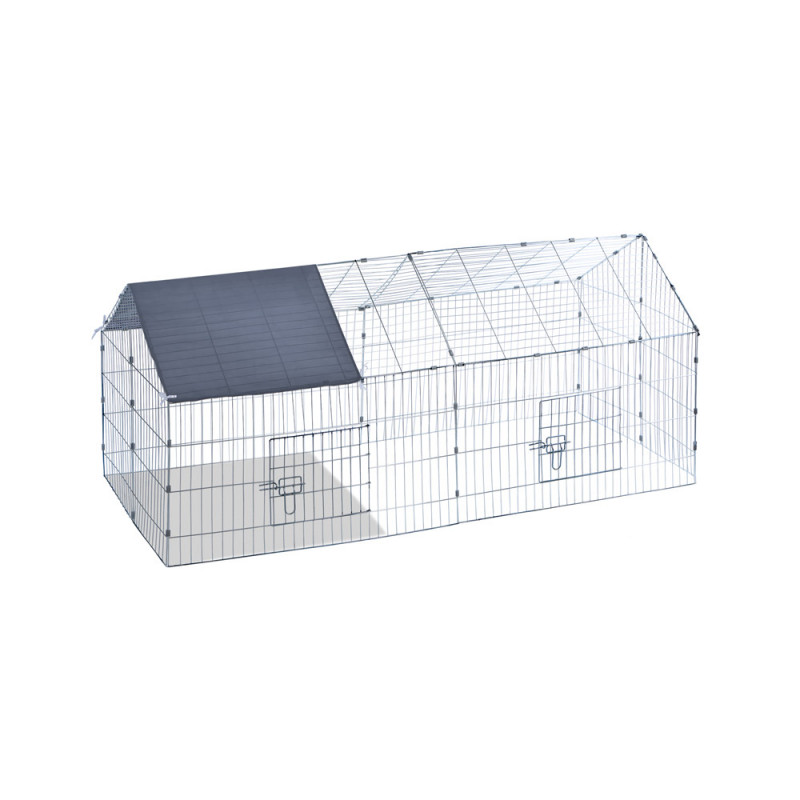 Enclos extérieur en métal pour animaux Enclos extérieur en métal pour animaux