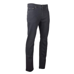 Jeans coupe droite noir T 40 à 54