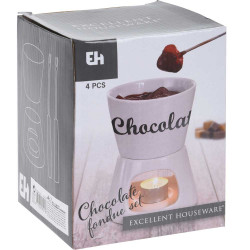 Fondue chocolat porcelaine...