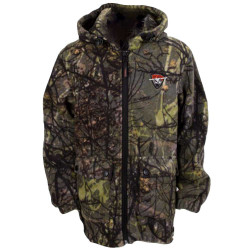 Geborstelde fleece vest met...