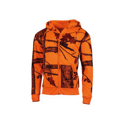 Sweat zippé fluo enfant...