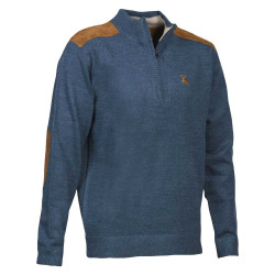 Pull Fox Zippé Bleu...