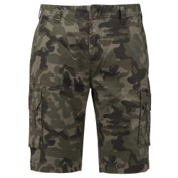Short cargo camo coton 98%...