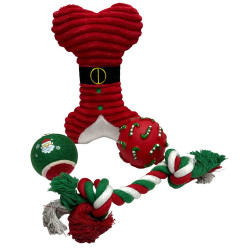 Coffret 3 jouets peluche...