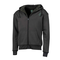 Sweat zippé vert Treeland...