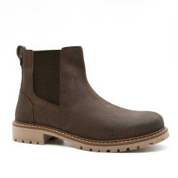 Bottines Touk Leer Rits PU...