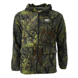 Geborstelde fleece vest met...