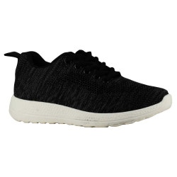 Zwarte sneakers met veters...