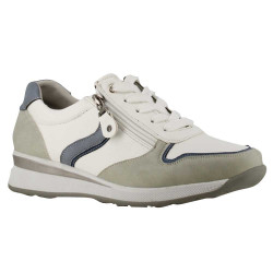 Witte/grijze ritsschoenen...